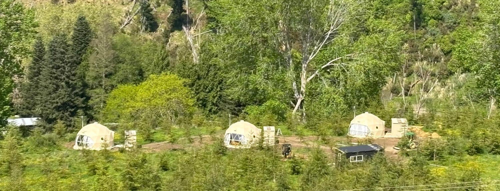 Takahuri Glamping Domes Whanganui Exteriér fotografie