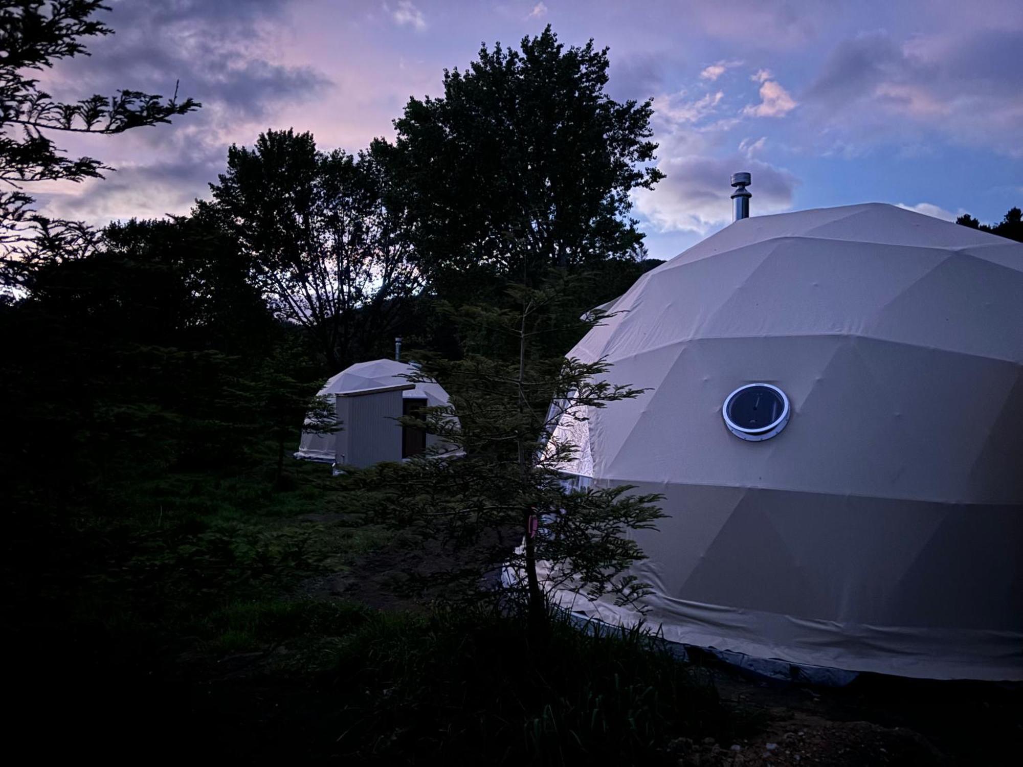 Takahuri Glamping Domes Whanganui Exteriér fotografie