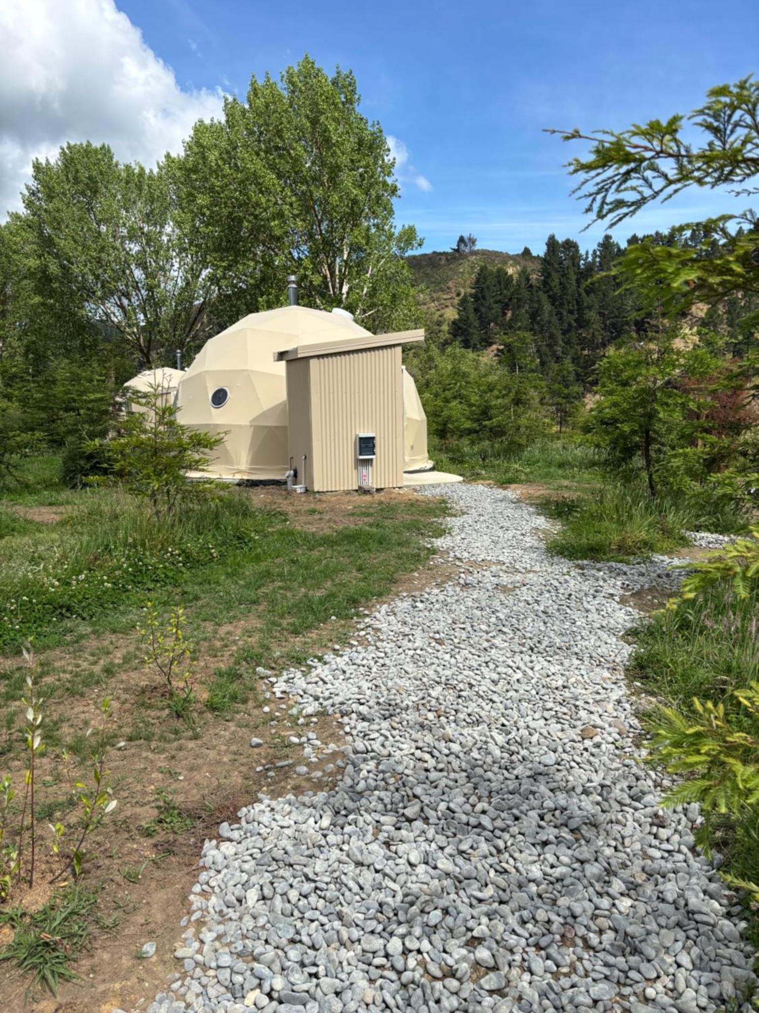 Takahuri Glamping Domes Whanganui Exteriér fotografie